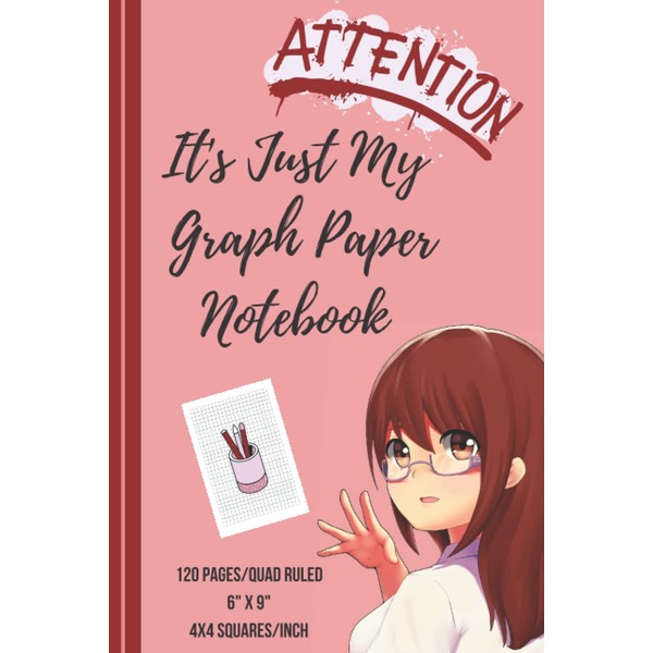 It's Just My Graph Paper Notebook: Graph Paper Composition Notebook