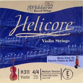 D'Addario ダダリオ / Helicore ヘリコア バイオリン弦 5弦バイオリン用 4／4用セット