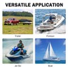 StarLeaparts Transom Tie Down Kits (2PK) -2" x 48" Boat