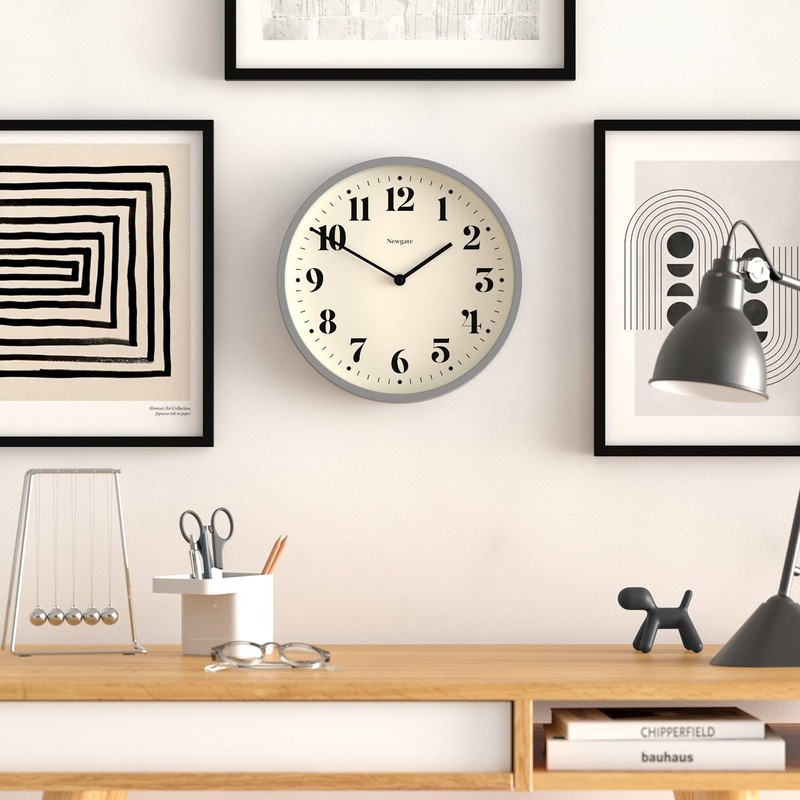 NEWGATE® Number Four Theatre Wall Clock | Modern Round |
