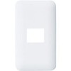 Panasonic Cosmo Series Wide 21 Outlet Plate for 1 Piece, White WTF7001W
