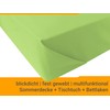 npluseins 701.887 Sheet without Elastic Band 100% Cotton Approx. 150