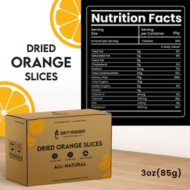 Dried Orange Slices 3oz/85gm 23 to 37 Pcs, Dehydrated Fruit For Cocktails, Dehydrated Oranges, Cocktail Garnish and Decoration, Dried Orange Peel, Cocktail Garnishes for Drinks and Juices