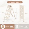 GameGem 4 Step Ladder Folding Step Stool with Wide Anti-Slip