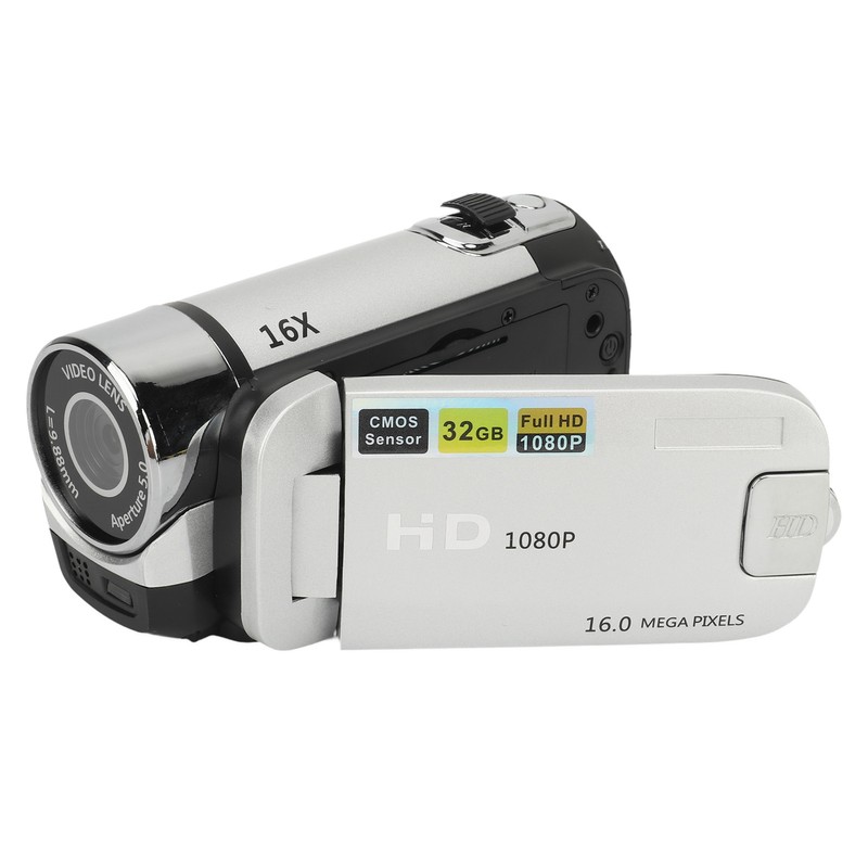 D90 1080P 16MP Digital Camera 2.4 Inch Rotatable Screen Camcorder
