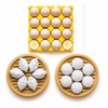 Realistic 3D Egg Bun Dumpling Fridge Magnets, Funny Novelty Set