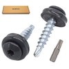 SKIR'CO Pack of 200 Metal Roofing Screws 4.8 x 20