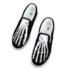 Skeleton Feet Shoes Slip-on Hand Painted Skull Pattern Comfortable Casual