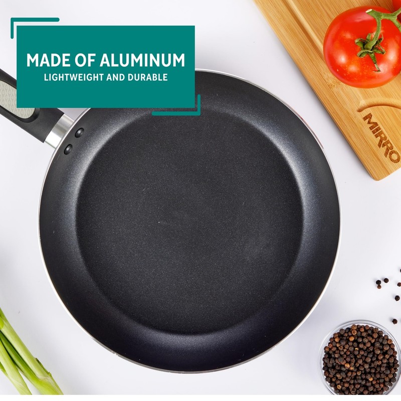 Mirro A79702 Get A Grip Aluminum Nonstick Fry Pan Cookware,