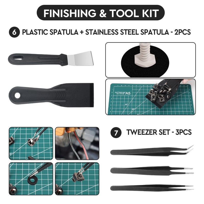 3D Printer Tools Kit Essential, 3D Printing Tools Kit, 3D