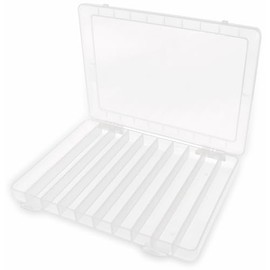 Assortment Box, 252 x 188 x 24, 10 Compartments, Polypropylene, Transparent