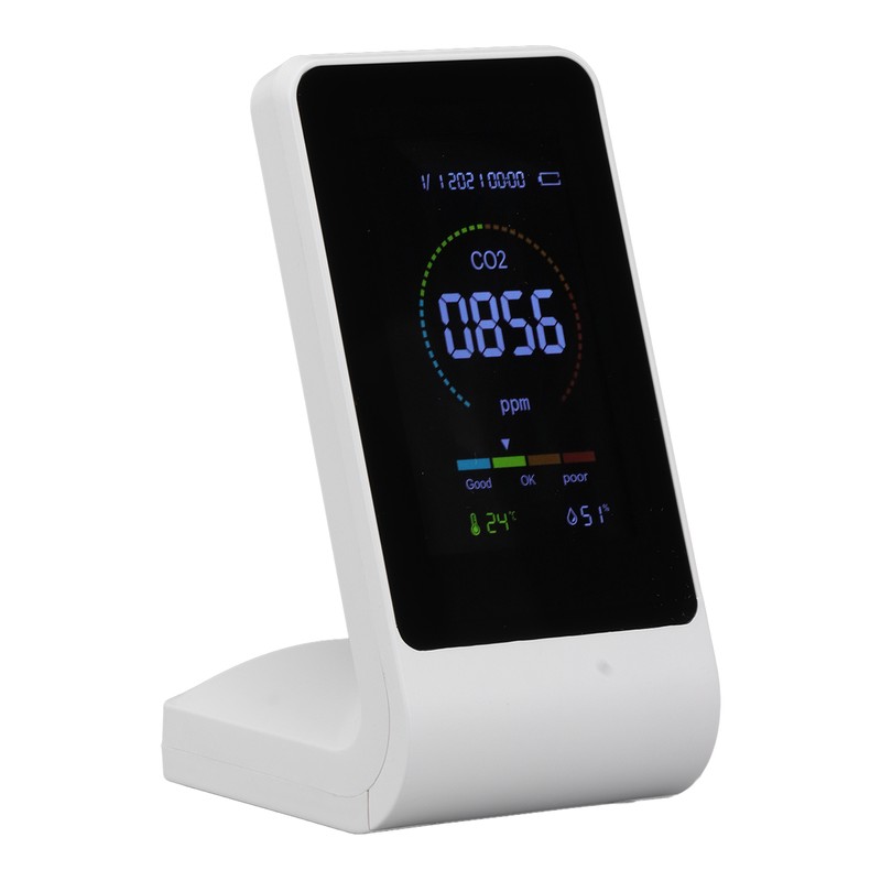 CO2 Monitor Carbon Dioxide Detect Indoor Air Quality Monitor Temperature