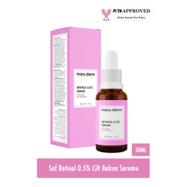 Maru.Derm Retinol 0.5% Cilt Yenileyici Bakım Serumu 30 Ml