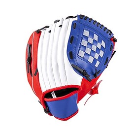 WEIYON Baseball Glove Infield Throwing Baseball Glove Softball Glove is Suitable for Children, Teenagers and Adults (10.5, Red)