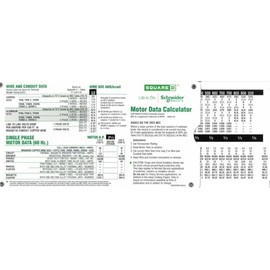 Motor Data Slide Chart Calculator