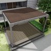 Vexoria 3'x 6' Pergola Shade Cover, Mocha Outdoor Sun Shade