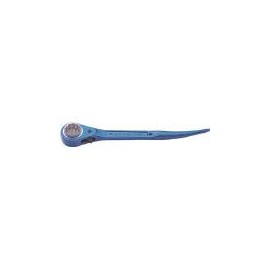 Top Industry (TOP) Compact Ratchet Wrench, 0.8 x 0.9 inches (21 x 24 mm), Curved Shino Thin Socket, Scaffolding, For Residential Construction, RM-21x24C, Tsubamesanjo, Made in Japan