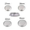 Kitchen Faucet Sink Hole Cover, 2pcs Brushed Stainless Steel Faucet