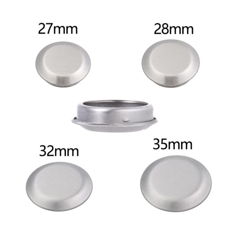Kitchen Faucet Sink Hole Cover, 2pcs Brushed Stainless Steel Faucet