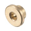 sourcing map Self-lubricating bushing flange sleeve bearings made of sintered