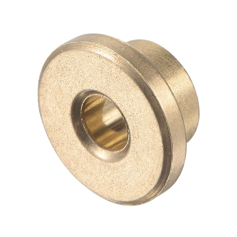 sourcing map Self-lubricating bushing flange sleeve bearings made of sintered