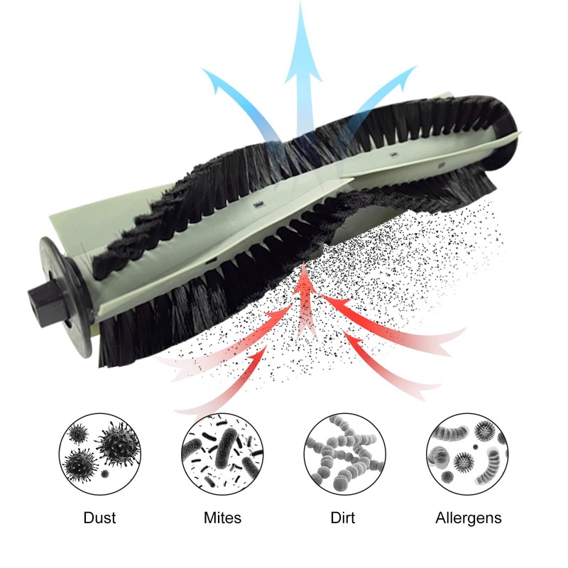 iDMRURvm Replacement Accessory Set Roller Brush Side Brush for Silvercrest