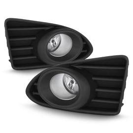 ACANII - For 2012-2015 Scion iQ Hatchback (Glass Lens) Bumper Fog Lights Lamp w/Switch Assembly Driver & Passenger Side