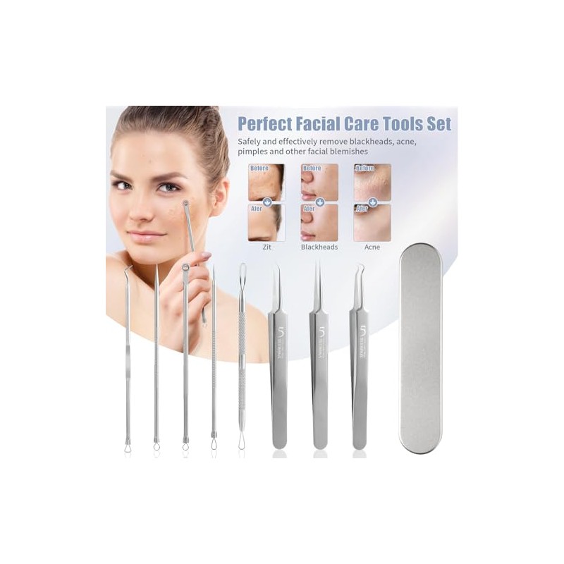 FEITA - Kit de herramientas para quitar espinillas, extractor de