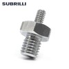 SUBRILLI 2-Pcs M12 Male to 1/4" Male Thread Adapter for