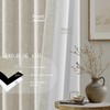 UHITECH Pinch Pleated Short Blackout Curtains 35 Inch Long Natural