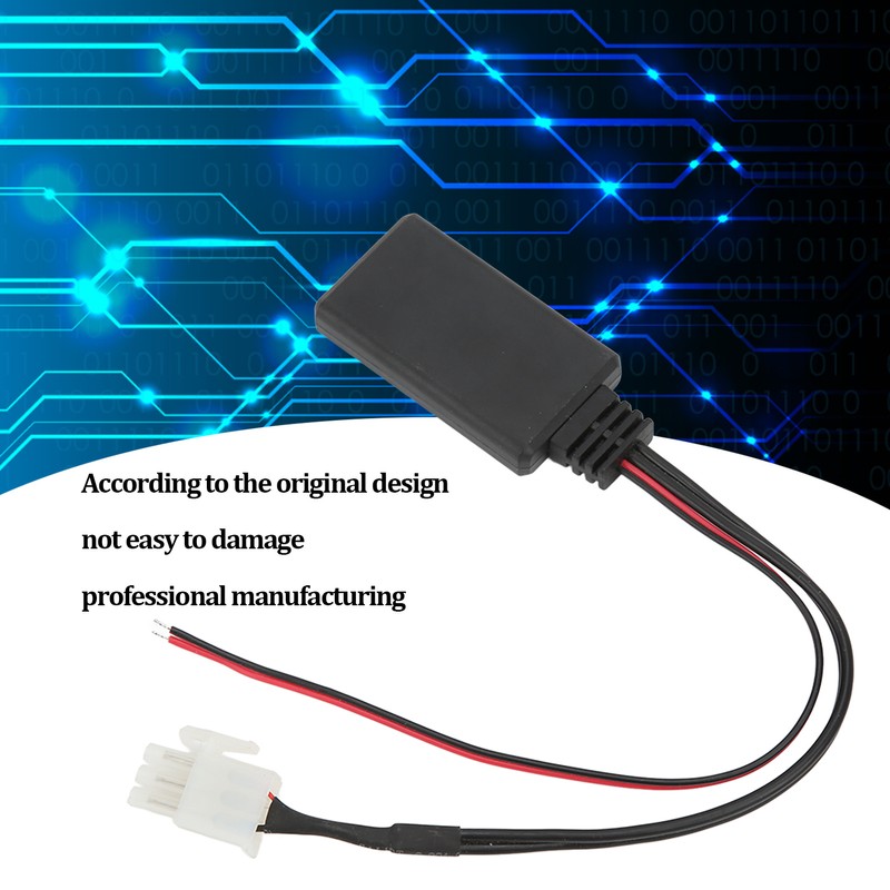 Bluetooth 5.0 AUX In Cable 3 Pin Car Stereo Music