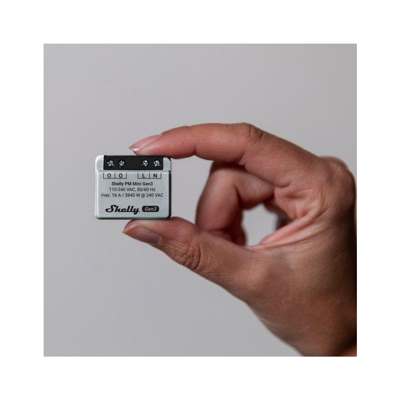 Shelly Plus PM Mini Gen 3 Wireless Bluetooth Wireless Switch