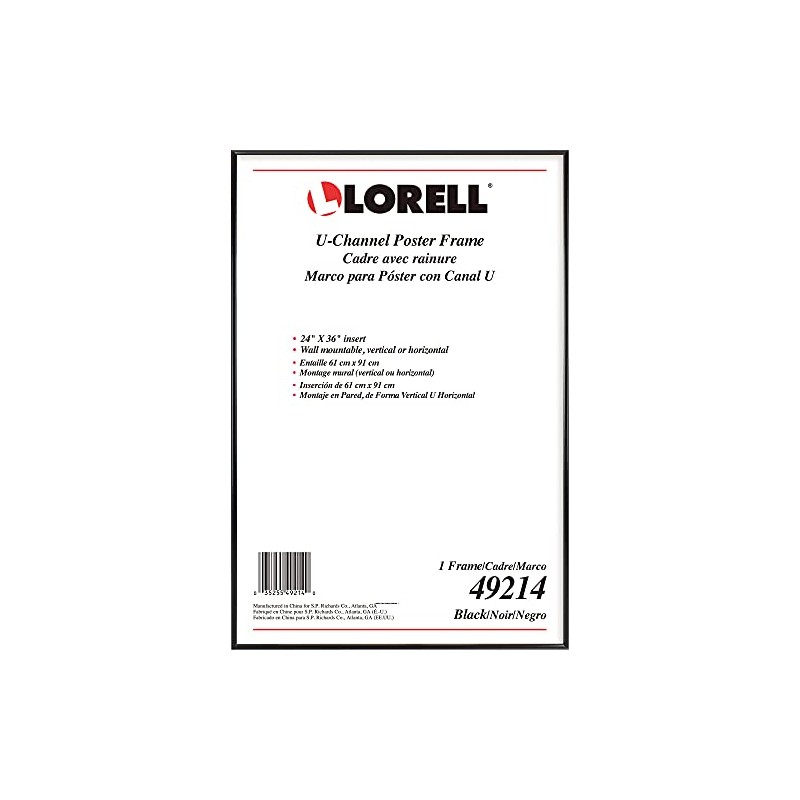 Lorell Poster Frame 24" x 36" (6 Pack)