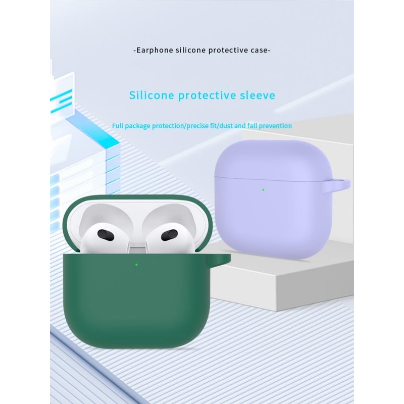 FTRONGRT Case Compatible with AirPods 4 2024, Soft TPU, Scratch-Resistant