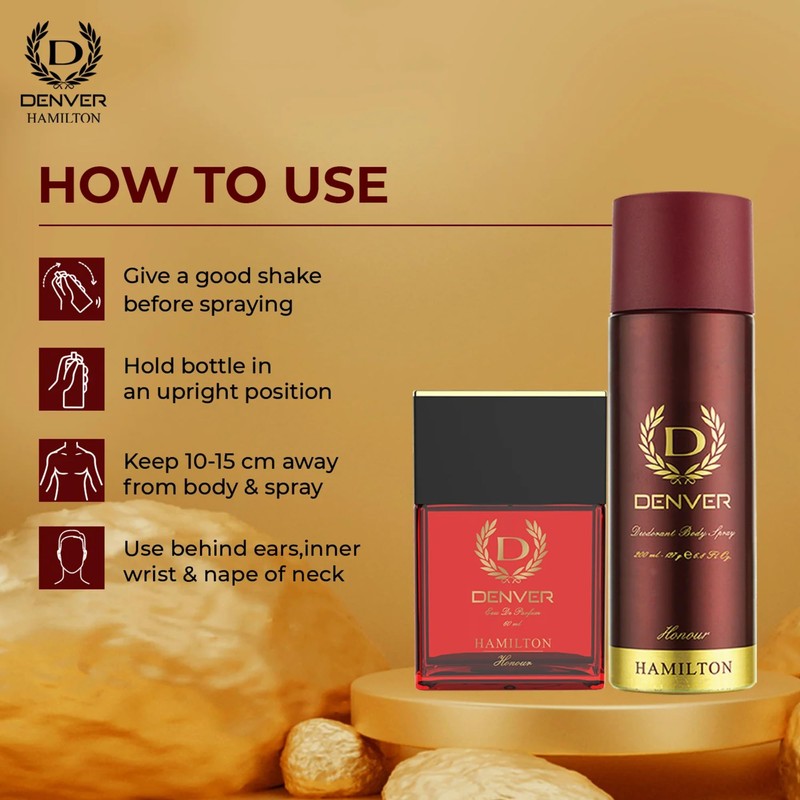 Denver Gift Pack Honour (Perfume 60 ml + Deodorant 165