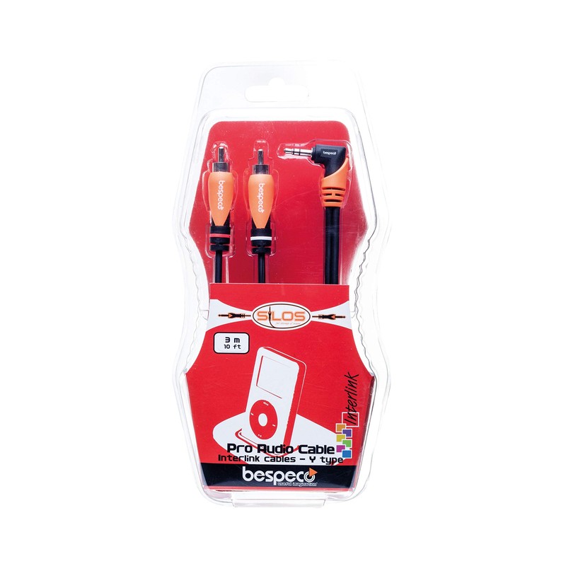 Bespeco SLYMPR500 5 m 1 Stereo Jack 90 Degree to