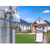 CKK Wireless Security Camera Outdoor, 4MP+4MP HD PTZ Camera for