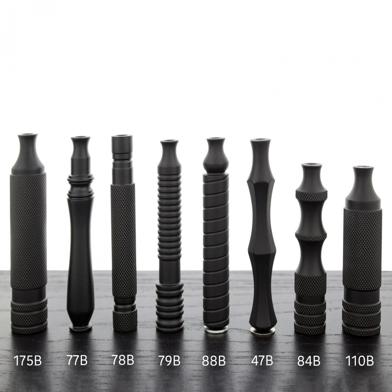 West Coast Shaving Midnight Collection Stainless Steel Black Razor Handle