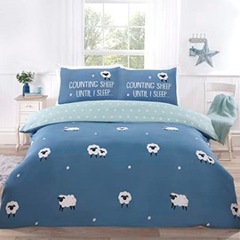 Rapport Home Counting Sheep Duvet Set (Single, Blue)