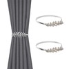 Curtain Tiebacks, Metal Leaves Curtain Holdbacks Adjustable Curtain Straps Curtain