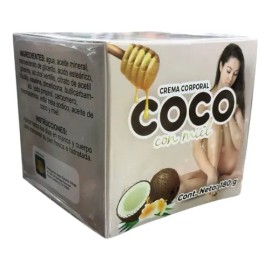 Crema Corporal De Coco Con Miel 180g Nutrición Intensa