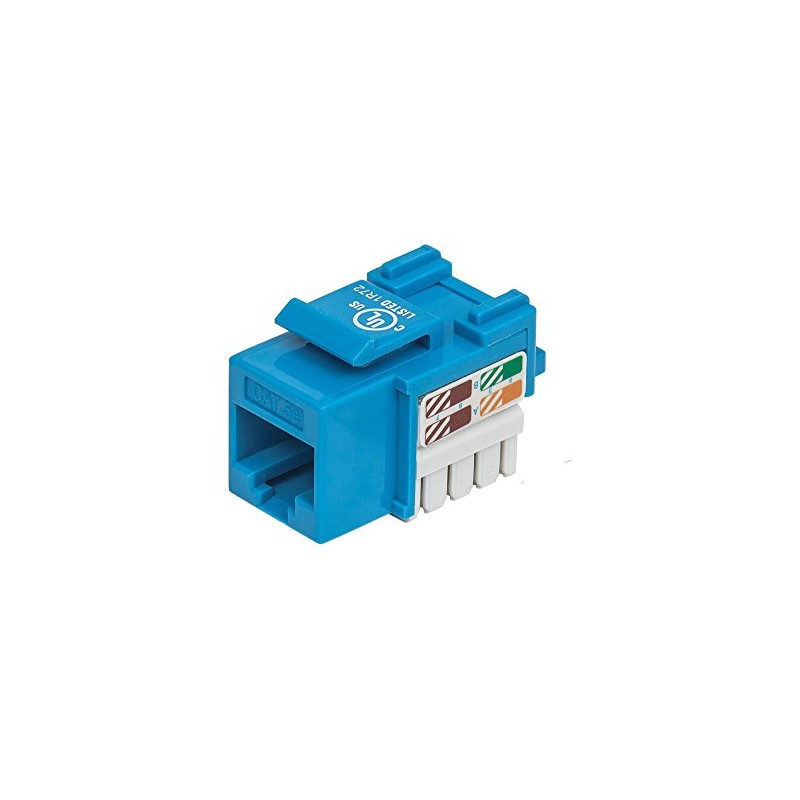 Jack Keystone Cat5e UTP RJ45 Hembra, Conector de Red Ethernet,