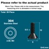 Drenky M3 x 10 mm Countersunk Screws with Hexagon Socket