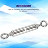 10pcs Eye and Eye Turnbuckle Wire Tensioner Strainer Stainless Steel