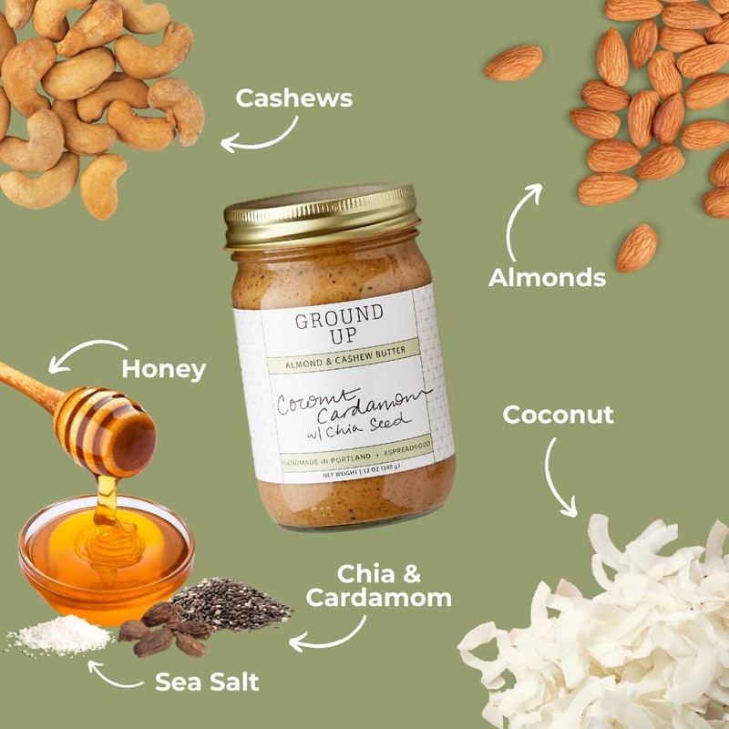 Ground Up GROUND UP PDX Nut Butter Almond Cashew Coconut