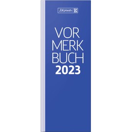 BRUNNEN Daily Calendar Model 784 2023 Sheet Size 10.8 x 29.7 cm Blue