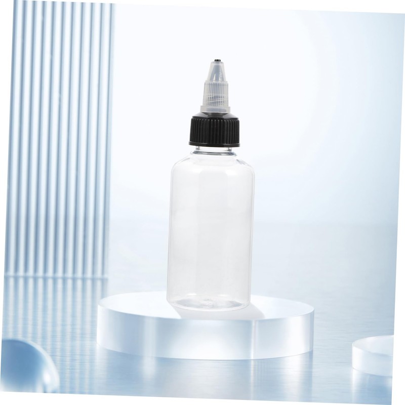 SAFIGLE 20Pcs Translucent Dispenser Bottle Reusable Squeeze Bottles for Liquid