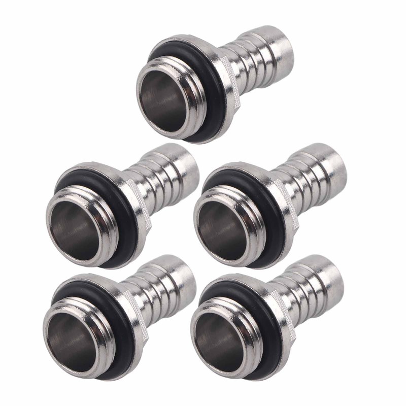 Annadue 6 PCS PC Water Cooling Fitting, Two Touch G1/4