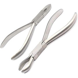 OdontoMed2011 BODY LARGE GAUGE RING CLOSING 6" & SMALL 5 1/2" FORCEPS PLIERS STAINLESS STEEL PROFESSIONAL EAR BELLY NOSE TONGUE LIP EYEBROW ODM