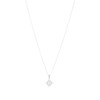 Collar con Dije de Nudo de Bruja en Plata Fina